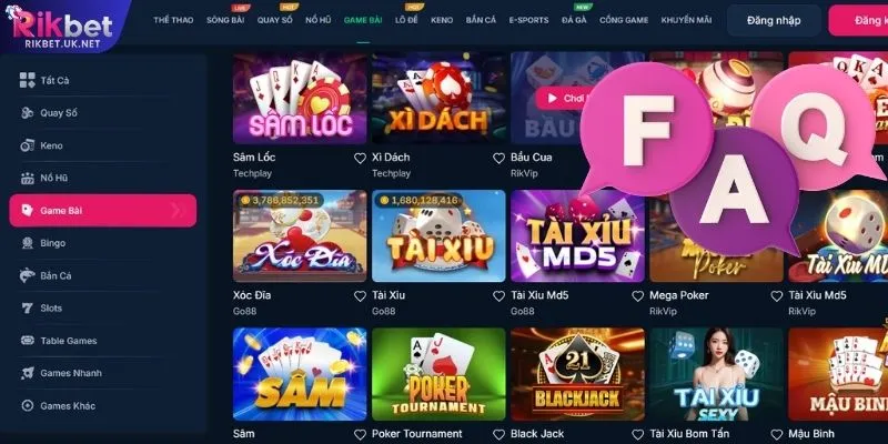 Câu hỏi thường gặp và vai trò trong quá trình sử dụng RIKBET