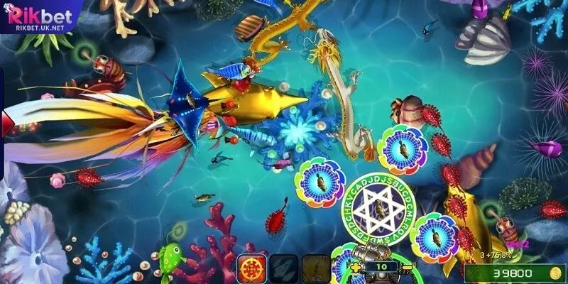 Hệ thống súng trong Bắn cá Rồng 3D RIKBET