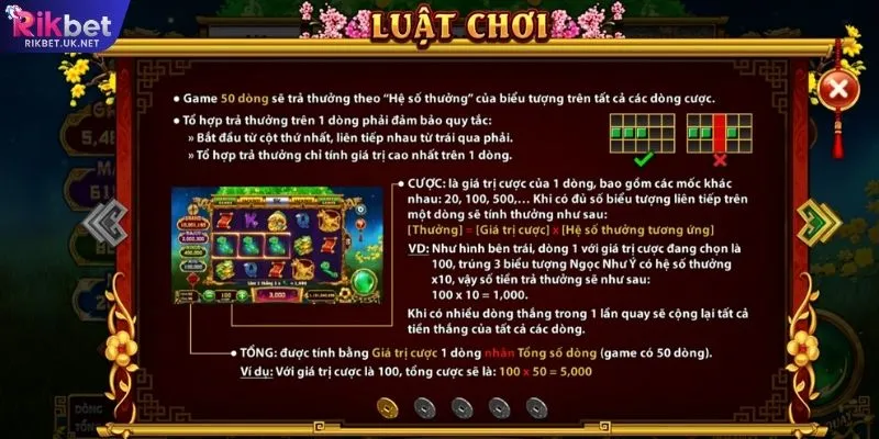 Luật chơi nền tảng trong Nổ hũ Thần Tài RIKBET