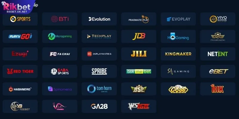 Tổng quan về vai trò của đối tác cung cấp game của RIKBET